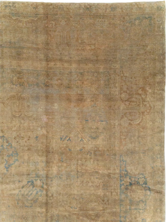 Antique Persian Lavar Kerman Carpet, No.17126 - Staging