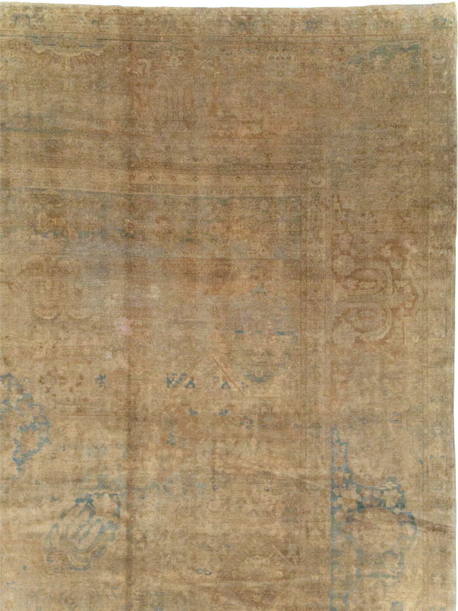 Antique Persian Lavar Kerman Carpet, No.17126 - Staging