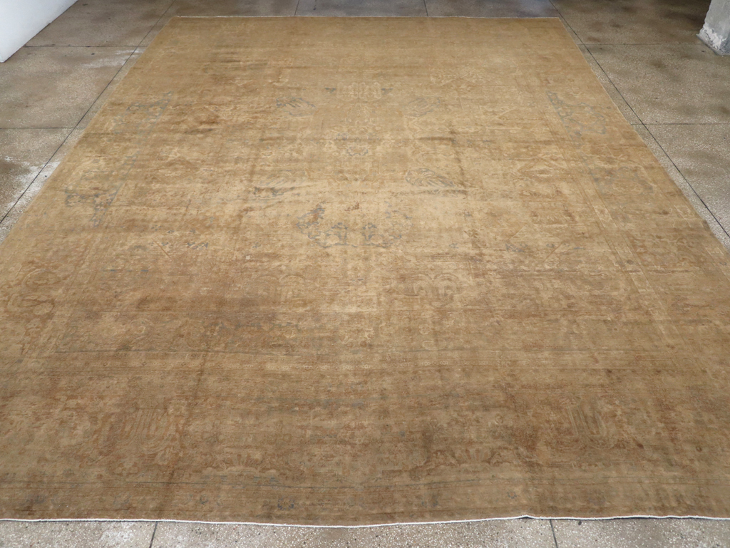 Antique Persian Lavar Kerman Carpet, No.17126 - Staging