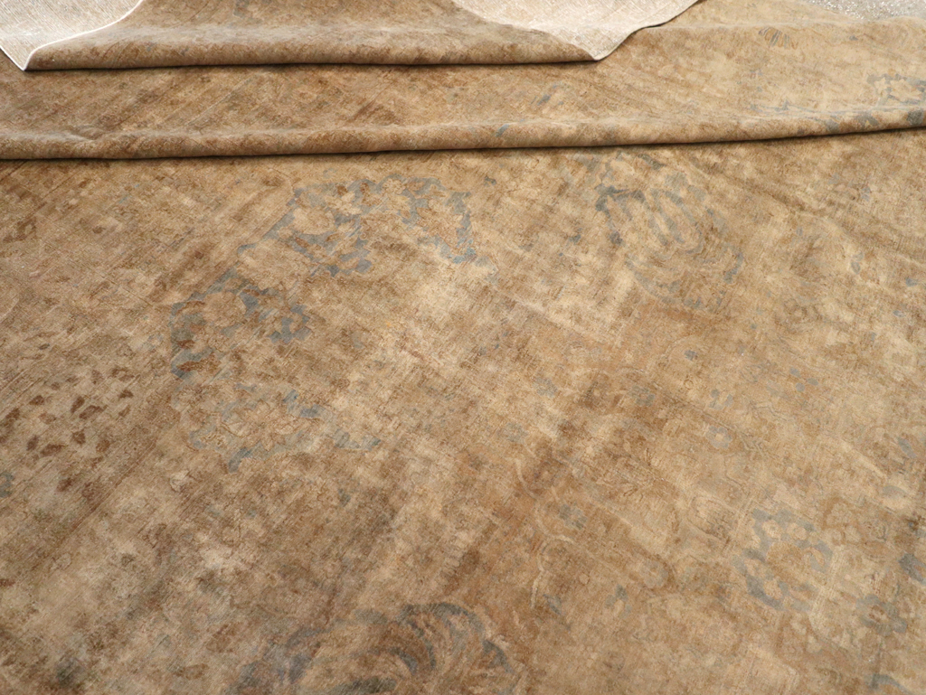 Antique Persian Lavar Kerman Carpet, No.17126 - Staging