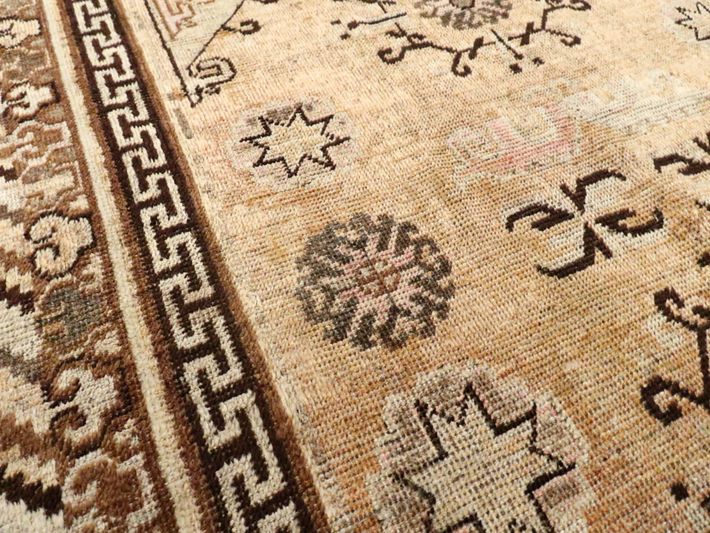 Antique East Turkestan Khotan Rug, No.17128 - Staging