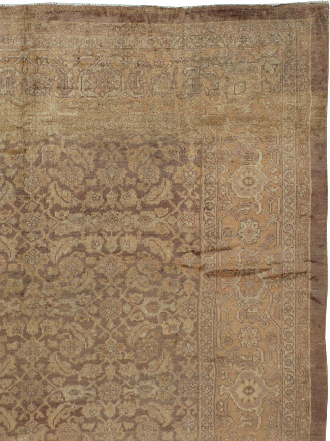 Antique Persian Mahal Carpet, No.17130 - Staging
