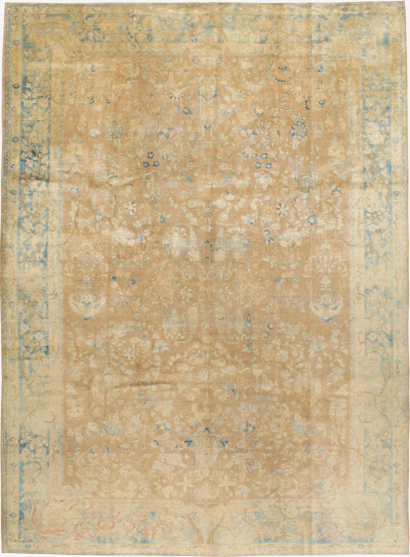 Antique Persian Tabriz Carpet, No.17131 - Staging