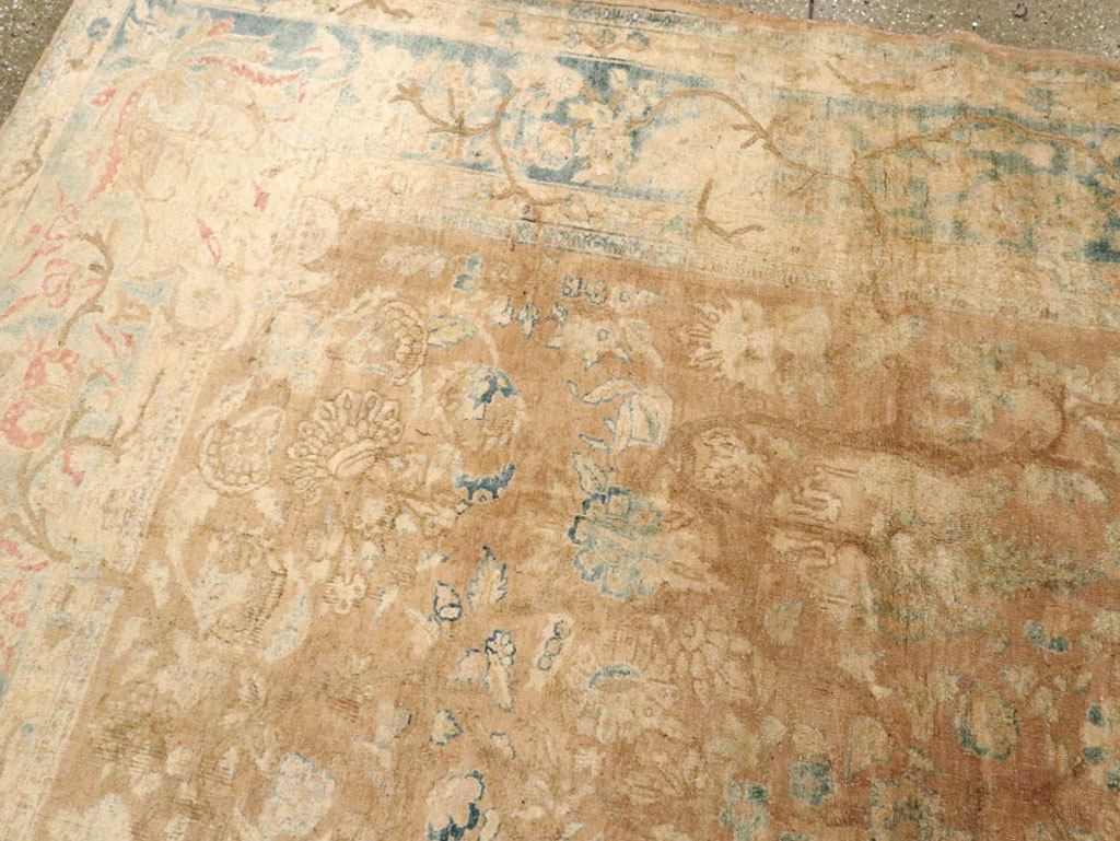 Antique Persian Tabriz Carpet, No.17131 - Staging