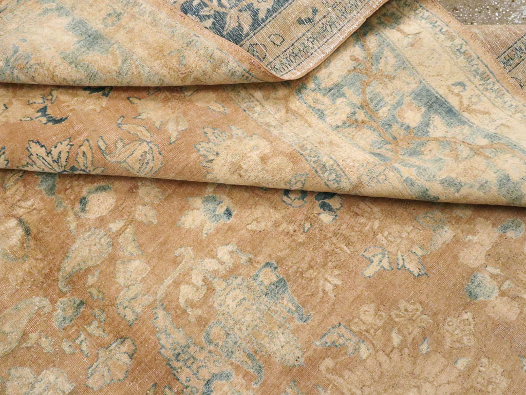 Antique Persian Tabriz Carpet, No.17131 - Staging