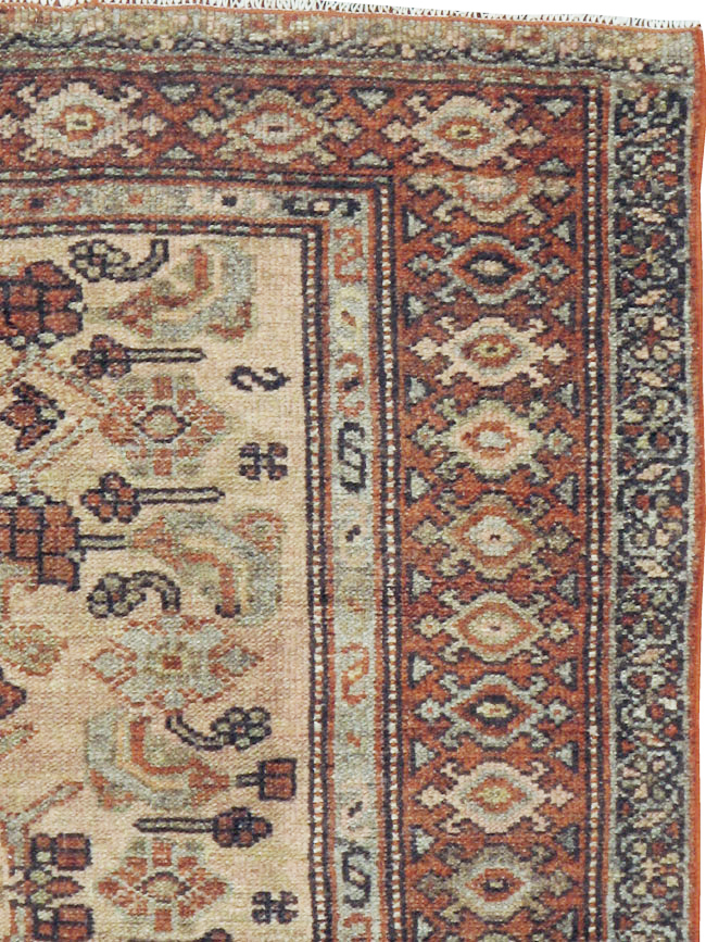 Vintage Persian Malayer Rug, No.17135 - Staging