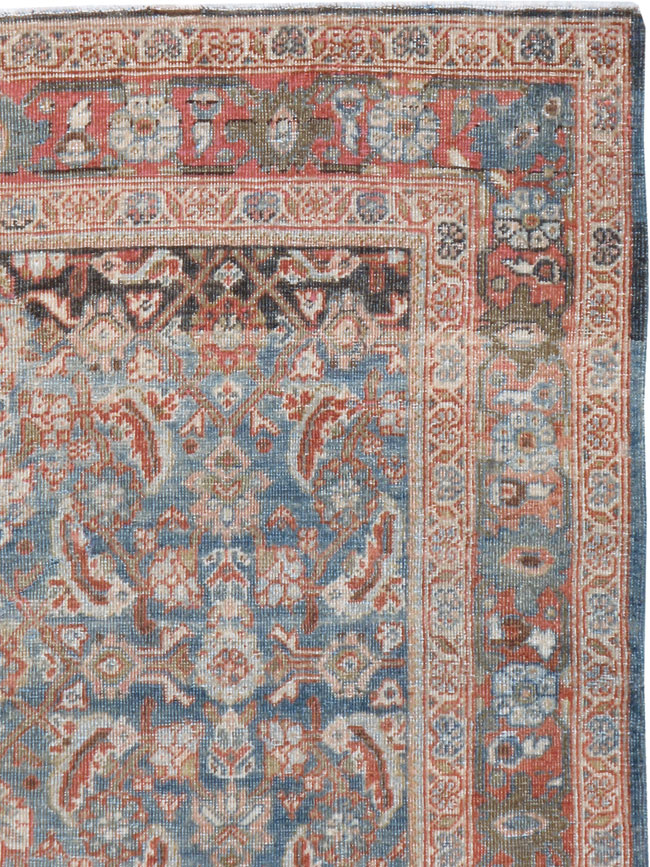 Antique Persian Mahal Rug, No.17139 - Staging