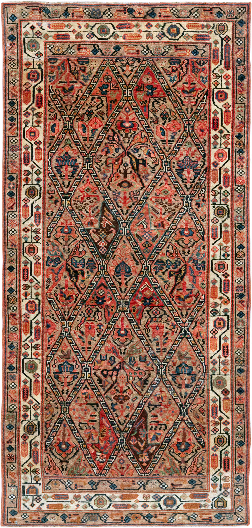 Antique Persian Serab Rug, No.17140 - Staging