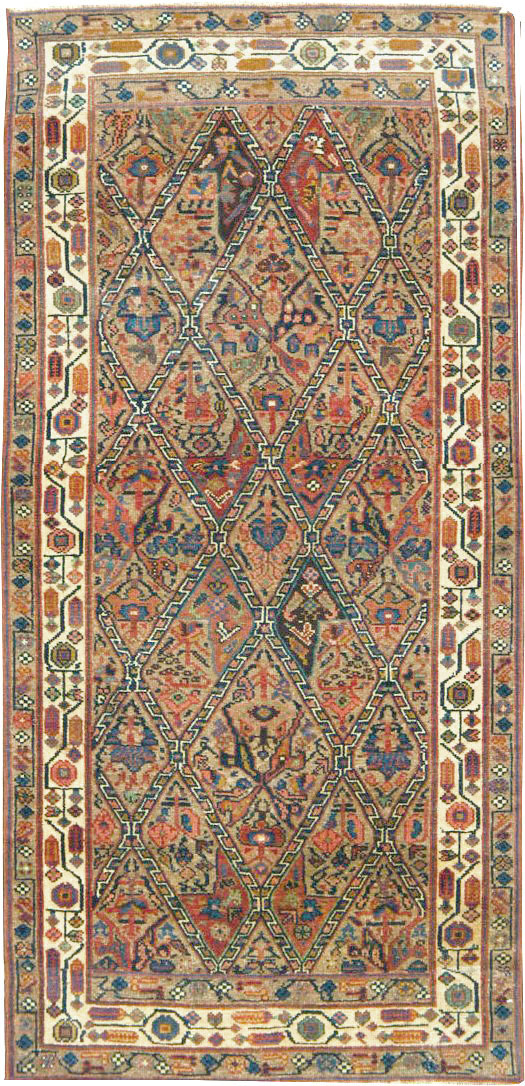 Antique Persian Serab Rug, No.17140 - Staging