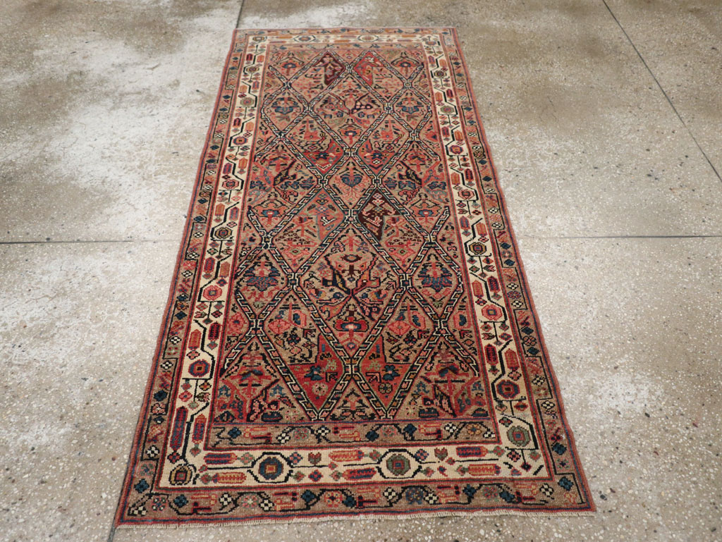 Antique Persian Serab Rug, No.17140 - Staging