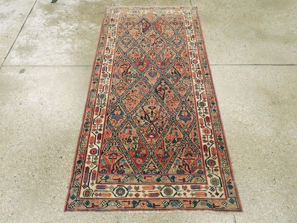 Antique Persian Serab Rug, No.17140 - Staging