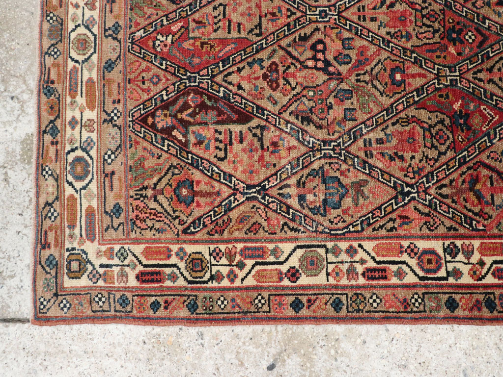 Antique Persian Serab Rug, No.17140 - Staging