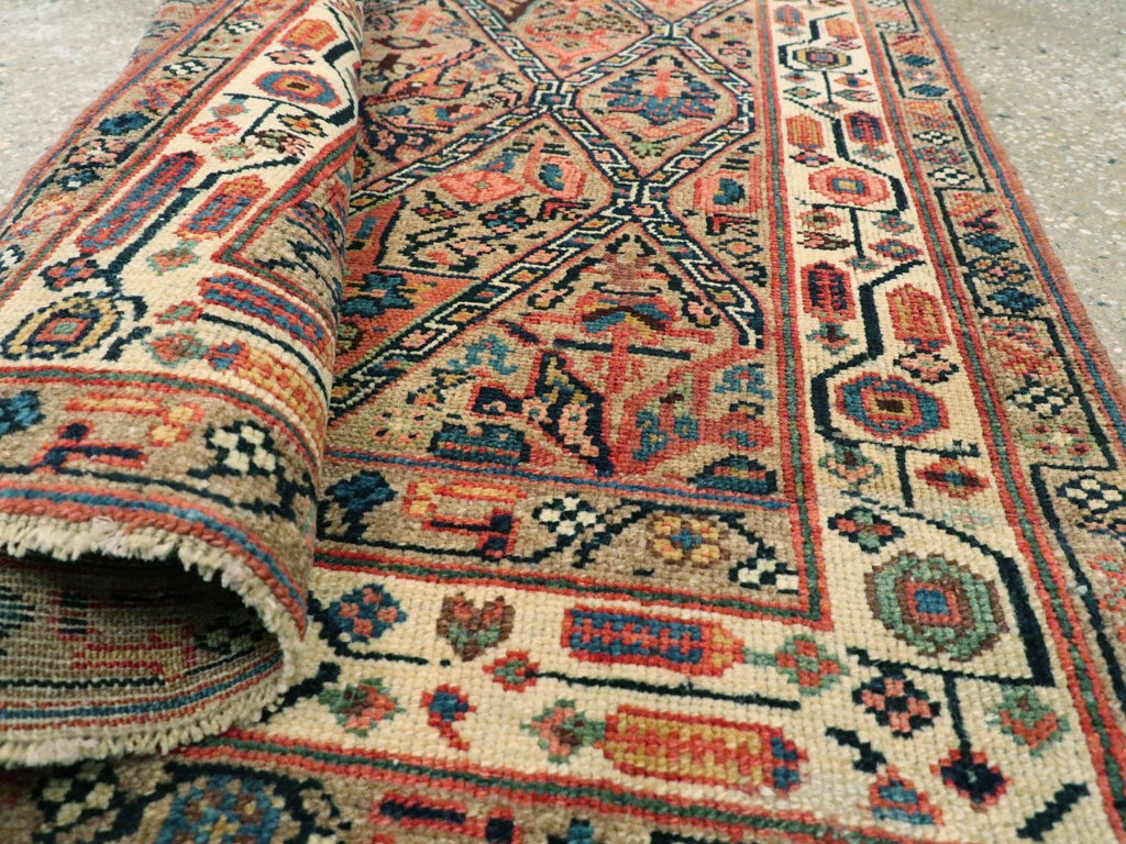Antique Persian Serab Rug, No.17140 - Staging