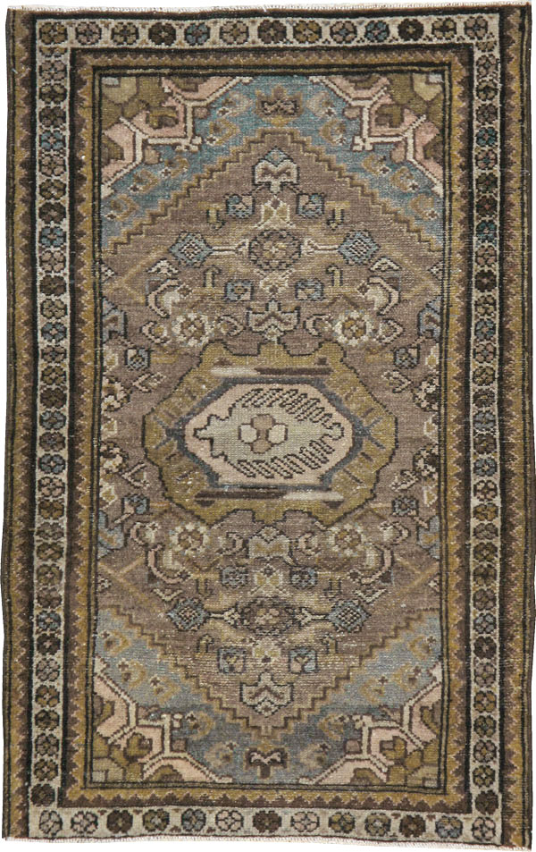 Vintage Persian Malayer Rug, No.17143 - Staging