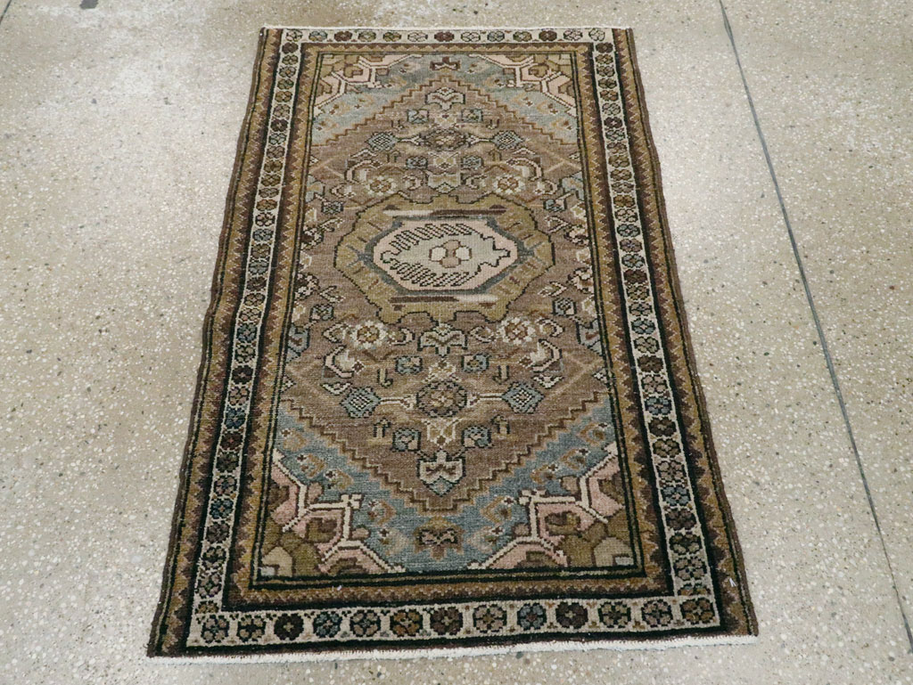 Vintage Persian Malayer Rug, No.17143 - Staging