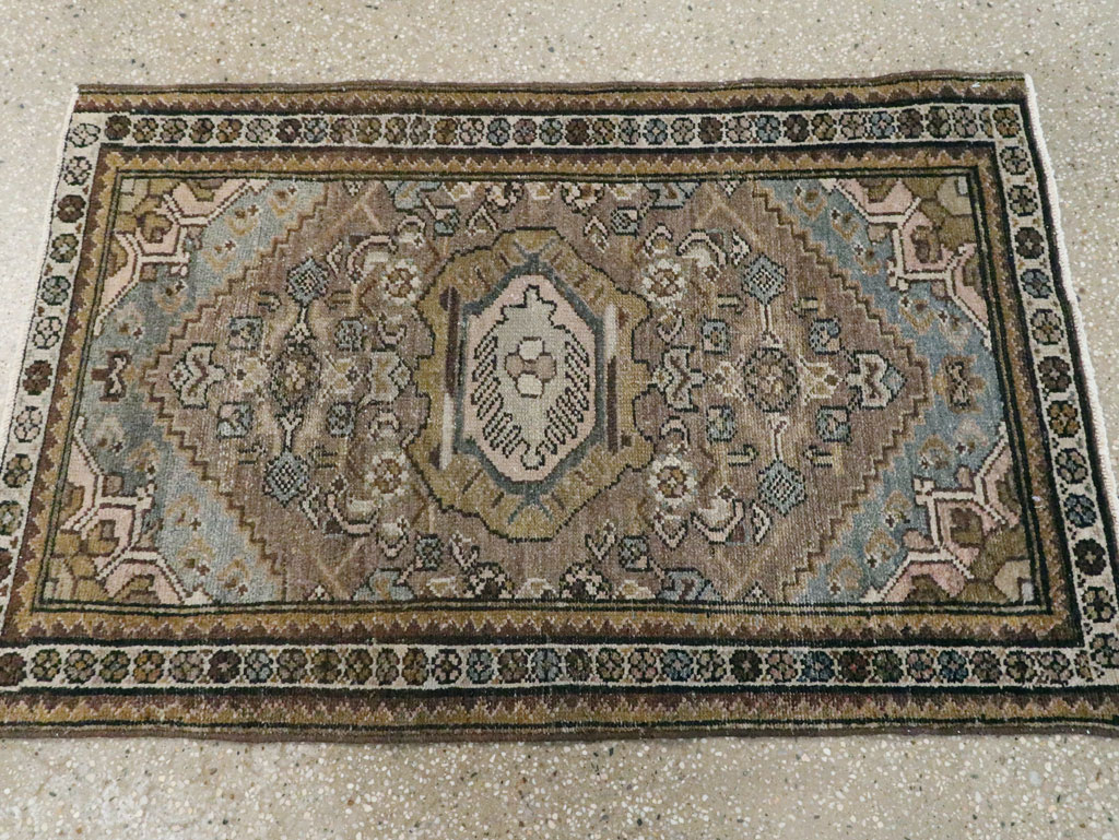 Vintage Persian Malayer Rug, No.17143 - Staging