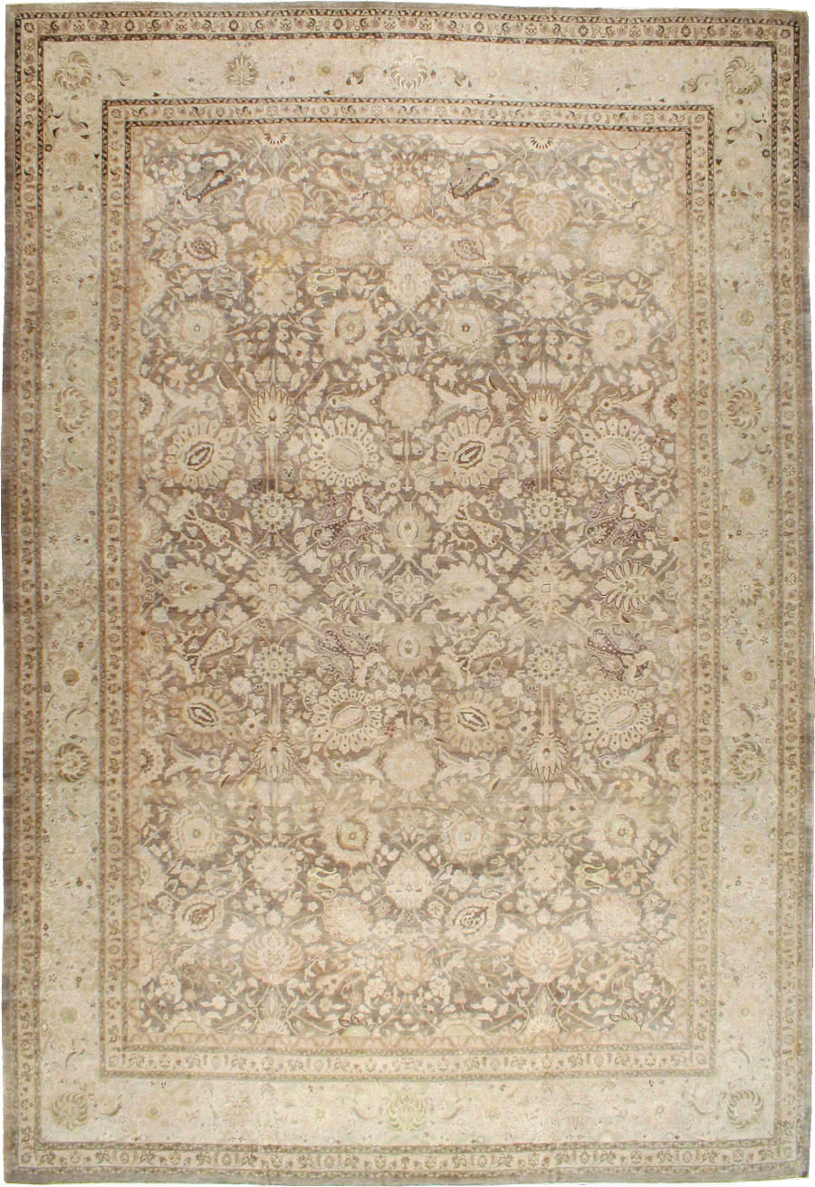 Antique Persian Tabriz Carpet, No.17155 - Staging