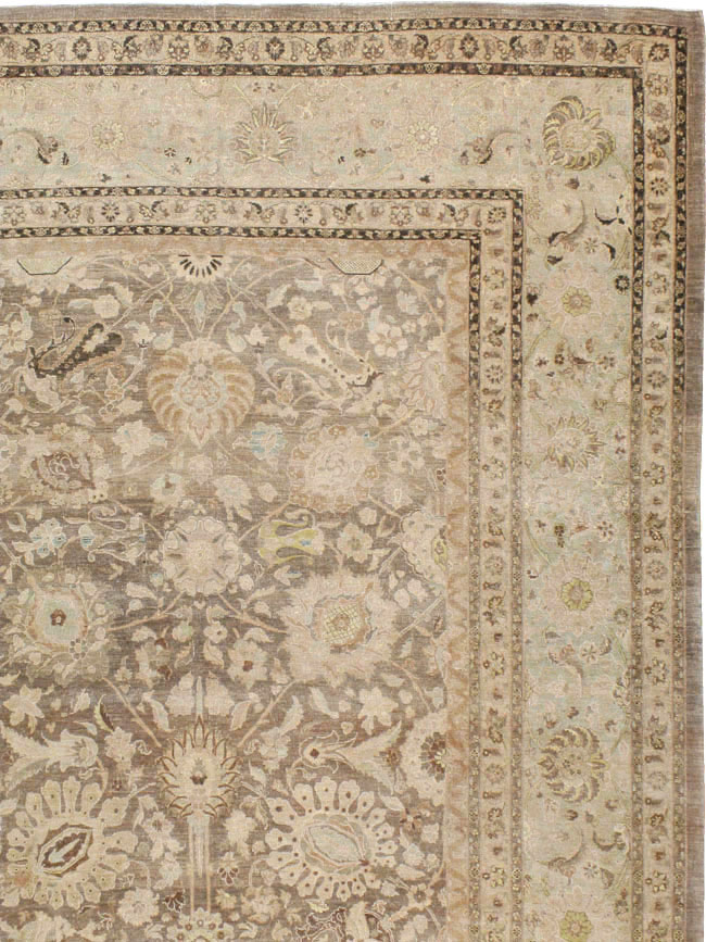 Antique Persian Tabriz Carpet, No.17155 - Staging