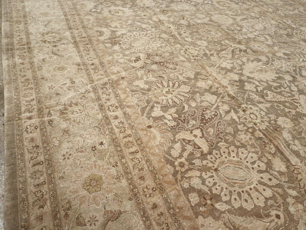 Antique Persian Tabriz Carpet, No.17155 - Staging