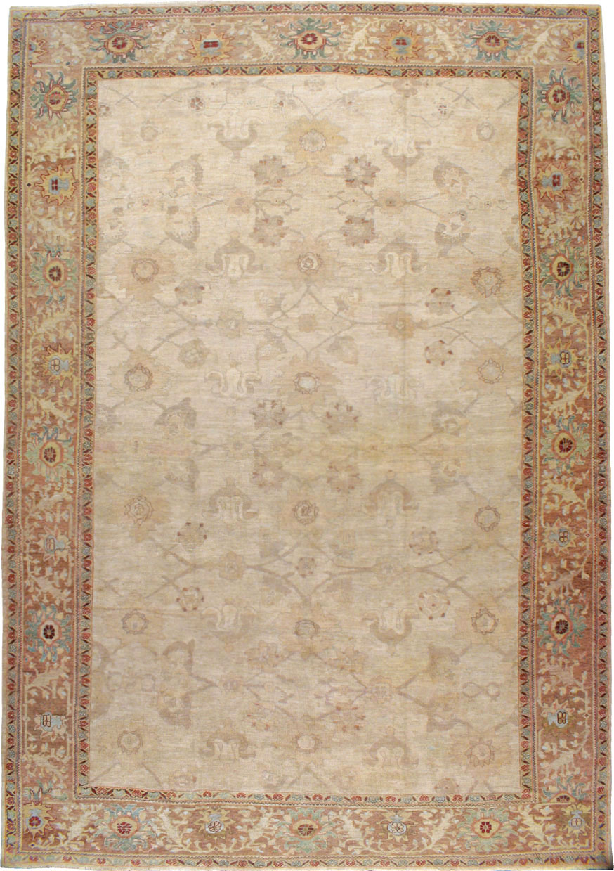 Antique Persian Mahal Carpet, No.17174 - Staging