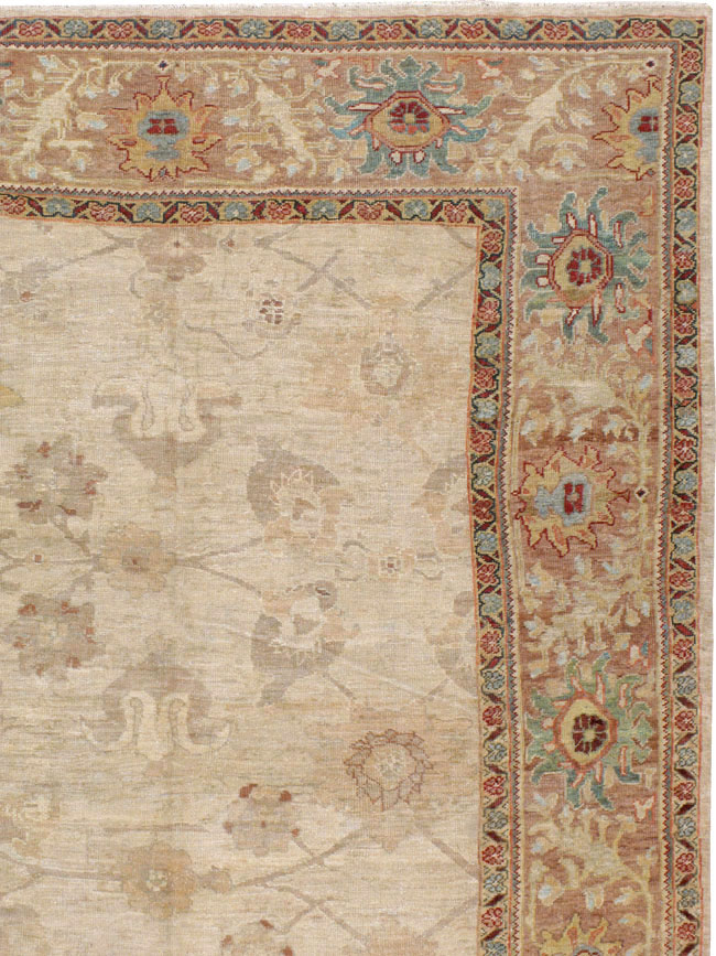 Antique Persian Mahal Carpet, No.17174 - Staging