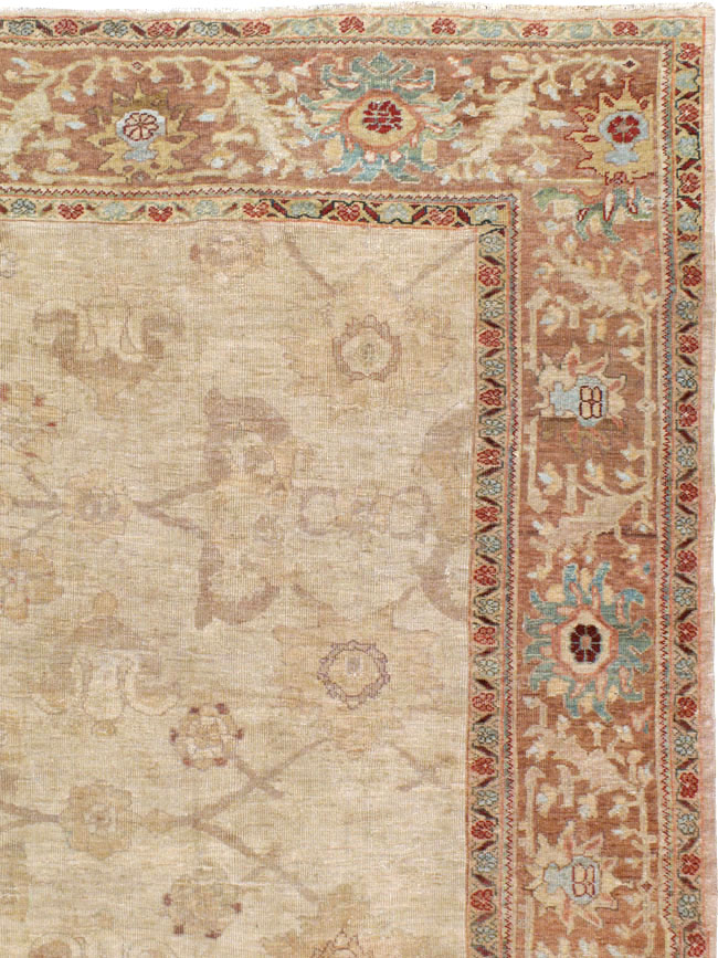 Antique Persian Mahal Carpet, No.17174 - Staging