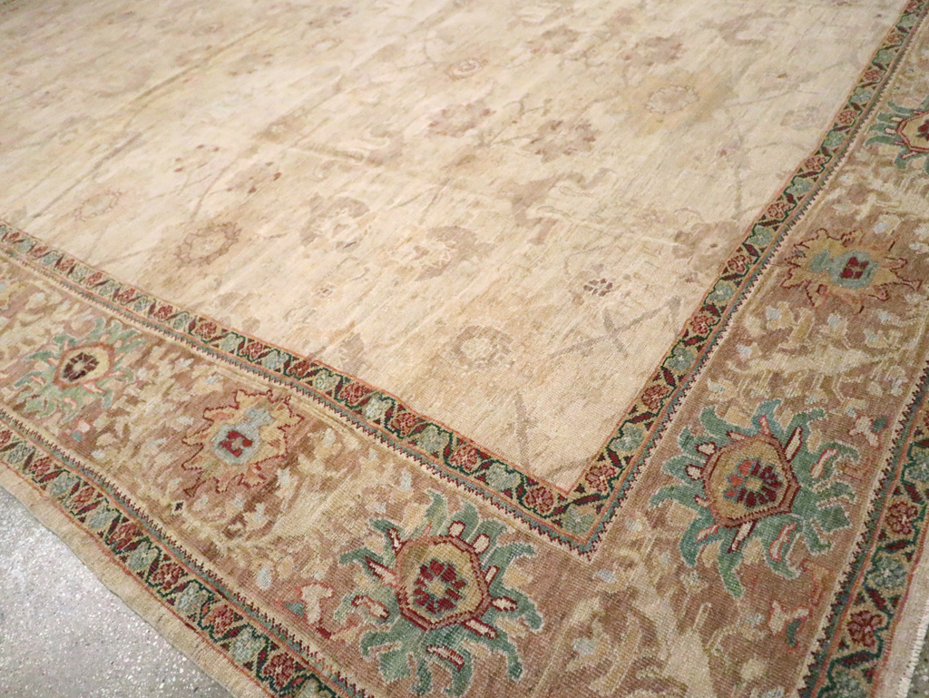 Antique Persian Mahal Carpet, No.17174 - Staging