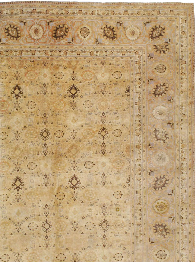 Antique Persian Tabriz Carpet, No.17178 - Staging