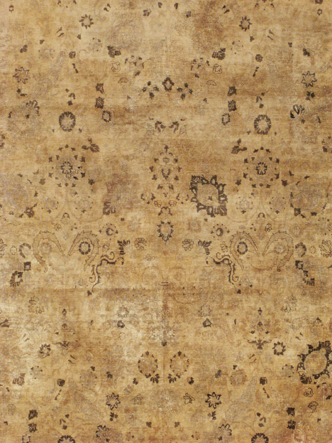 Antique Persian Tabriz Carpet, No.17179 - Staging