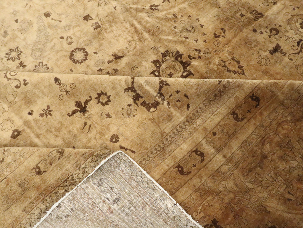 Antique Persian Tabriz Carpet, No.17179 - Staging