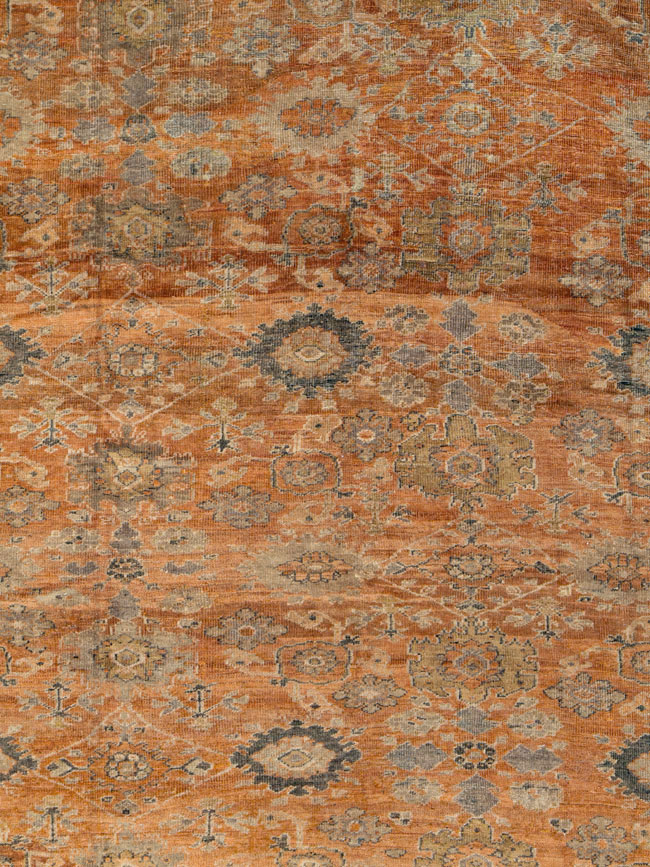 Antique Persian Mahal Carpet, No.17191 - Staging