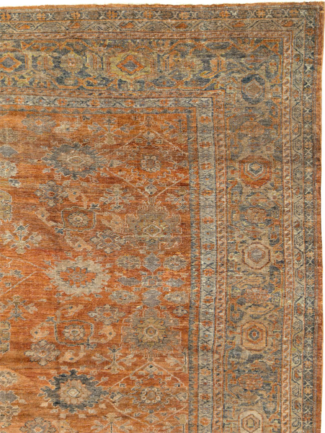Antique Persian Mahal Carpet, No.17191 - Staging
