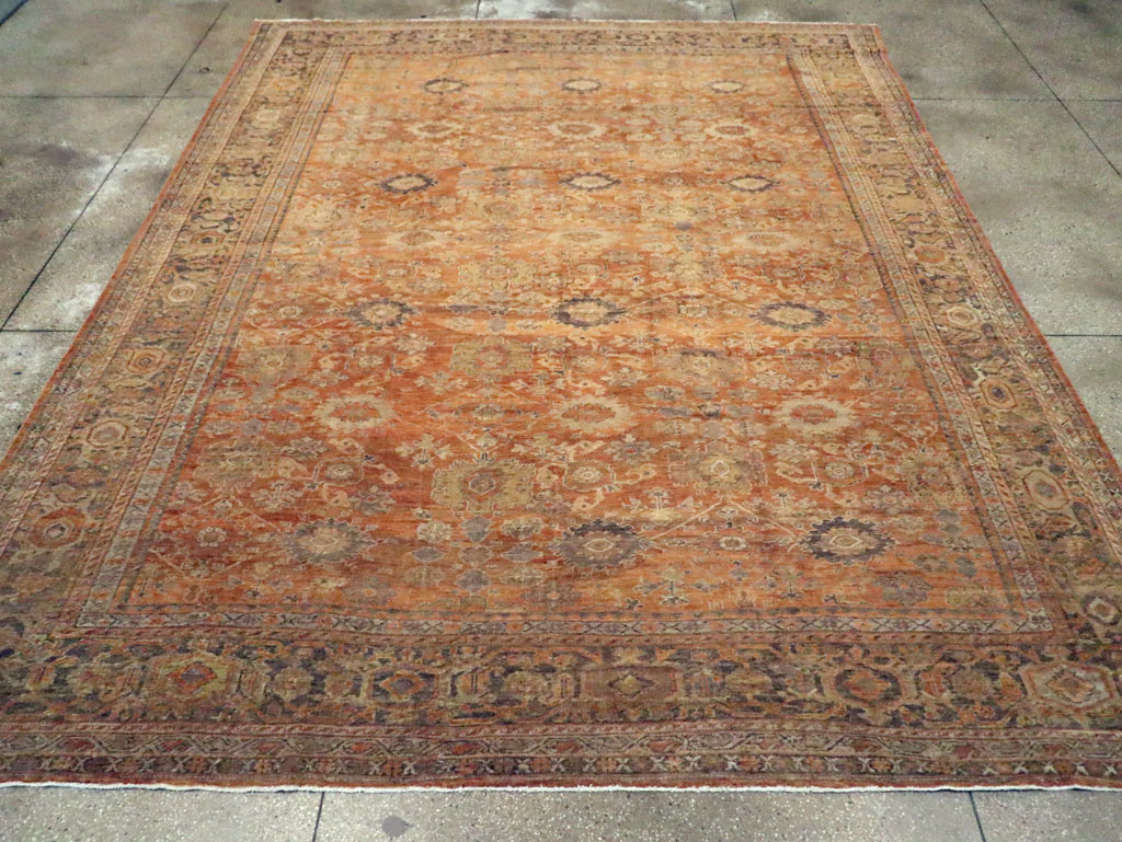 Antique Persian Mahal Carpet, No.17191 - Staging