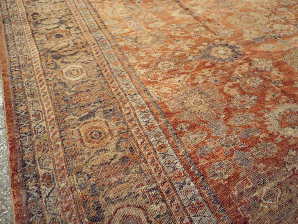 Antique Persian Mahal Carpet, No.17191 - Staging