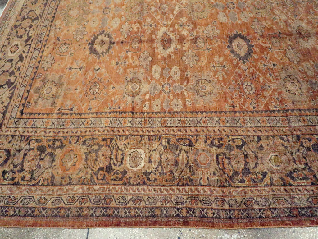 Antique Persian Mahal Carpet, No.17191 - Staging