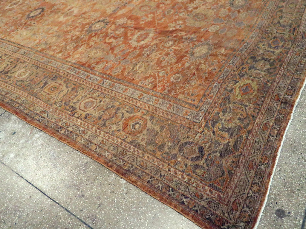Antique Persian Mahal Carpet, No.17191 - Staging
