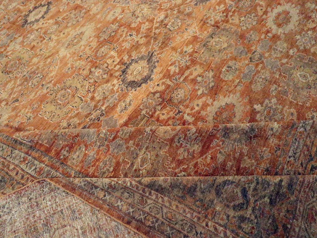 Antique Persian Mahal Carpet, No.17191 - Staging