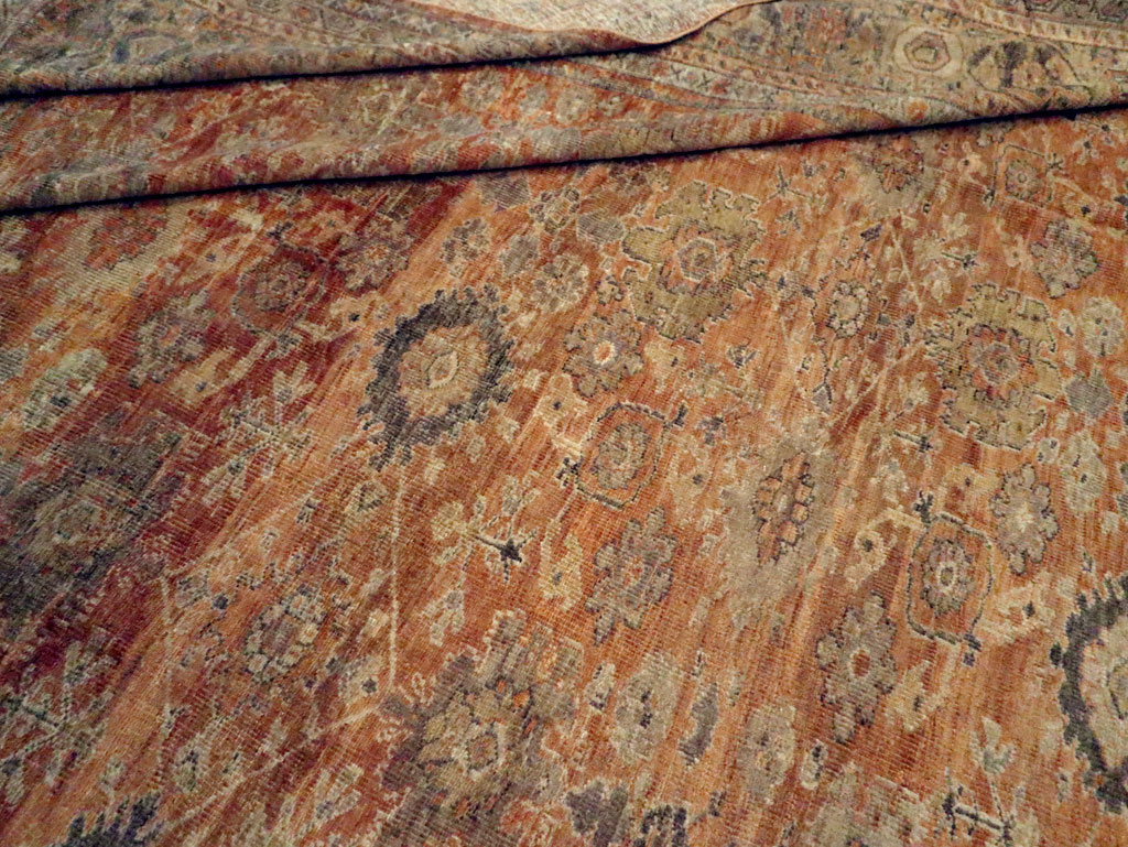 Antique Persian Mahal Carpet, No.17191 - Staging