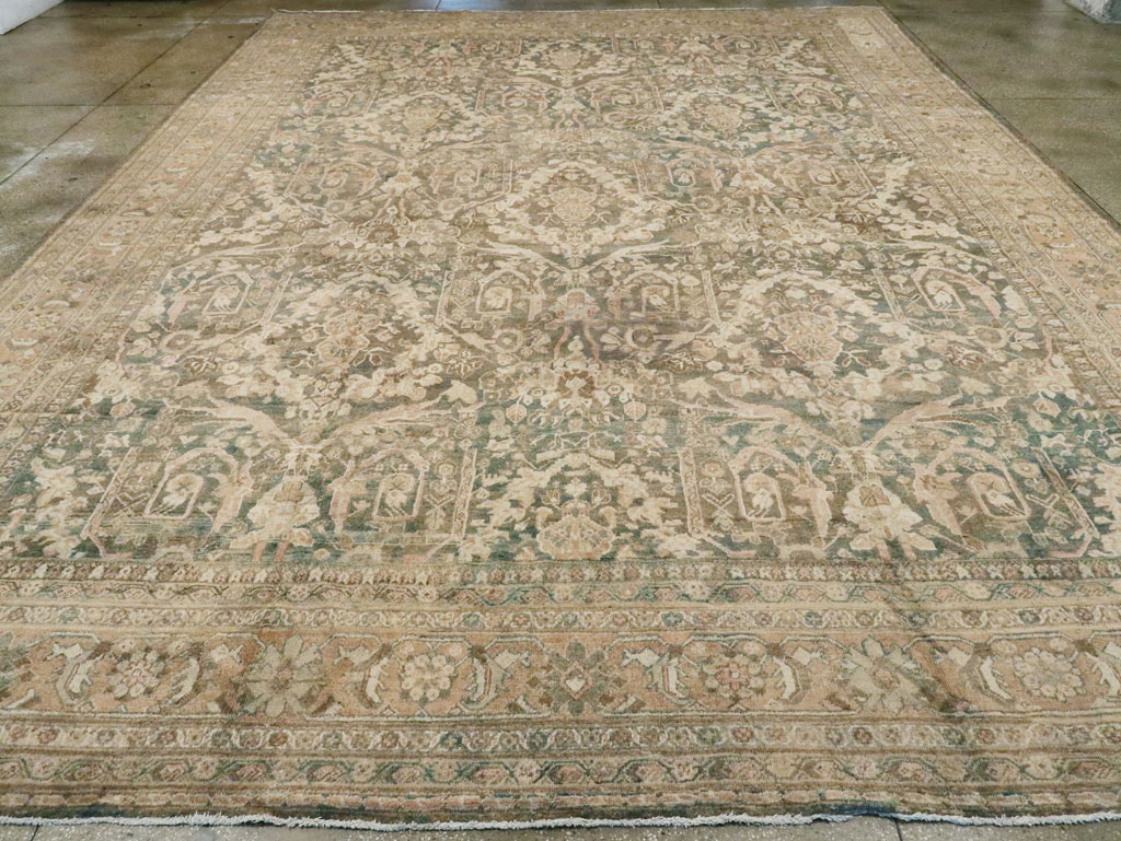Antique Persian Mahal Carpet, No.17200 - Staging