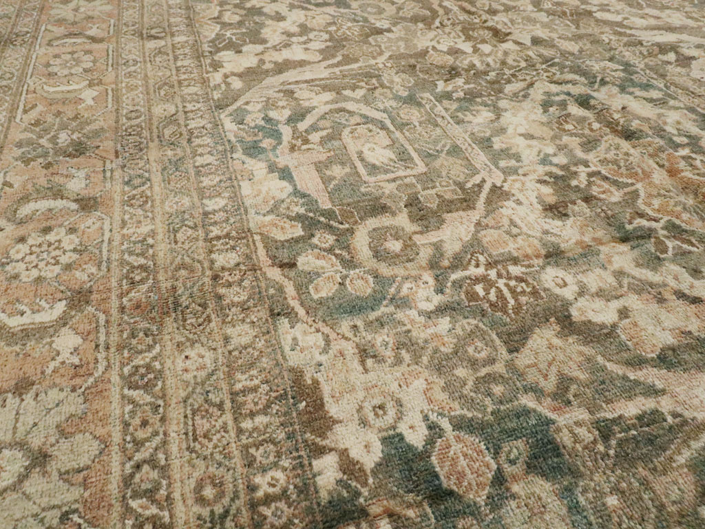 Antique Persian Mahal Carpet, No.17200 - Staging