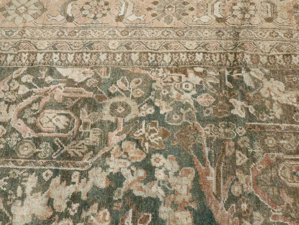 Antique Persian Mahal Carpet, No.17200 - Staging