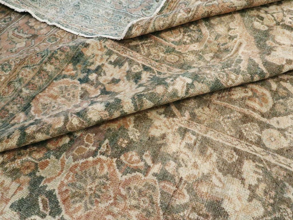 Antique Persian Mahal Carpet, No.17200 - Staging