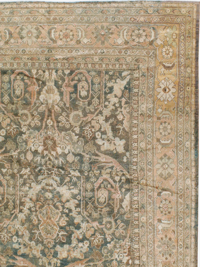 Antique Persian Mahal Carpet, No.17200 - Staging