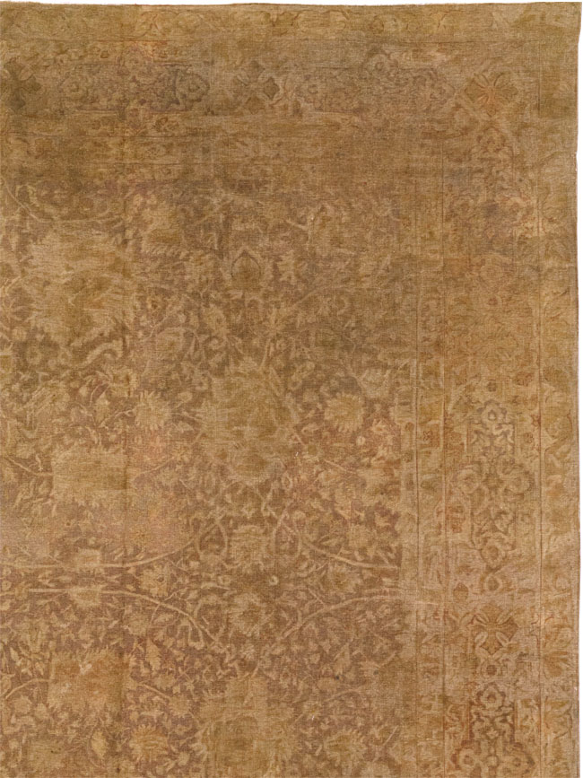 Antique Indian Lahore Oversize Carpet, No.17203 - Staging