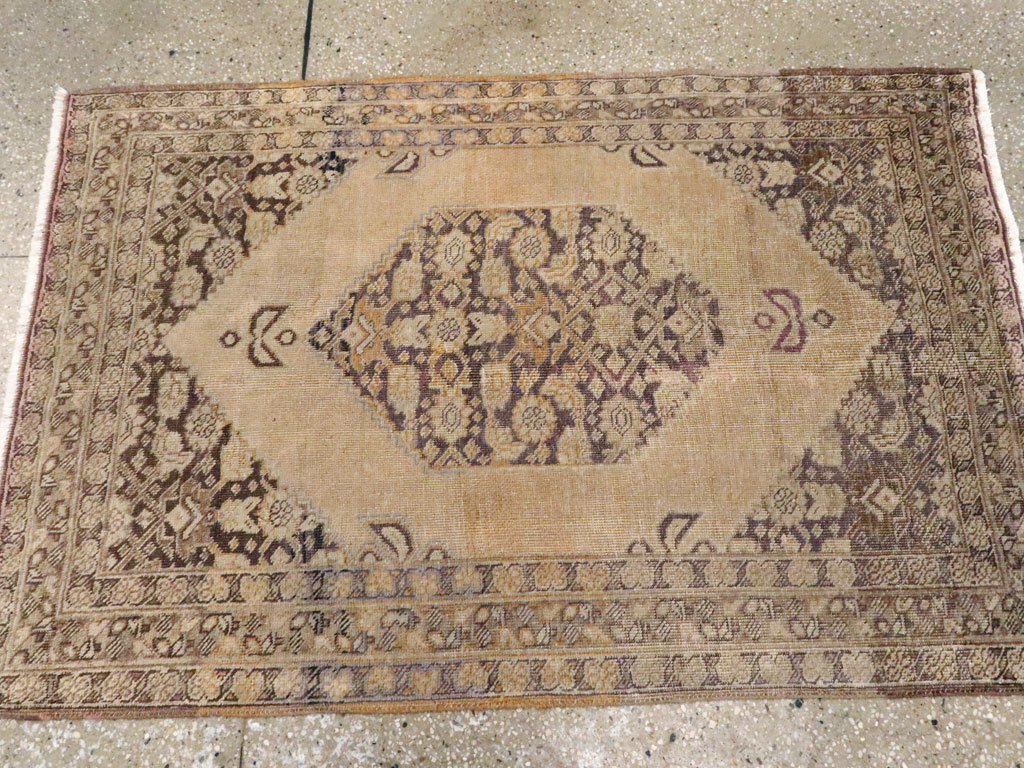 Antique Persian Tabriz Rug, No.17216 - Staging