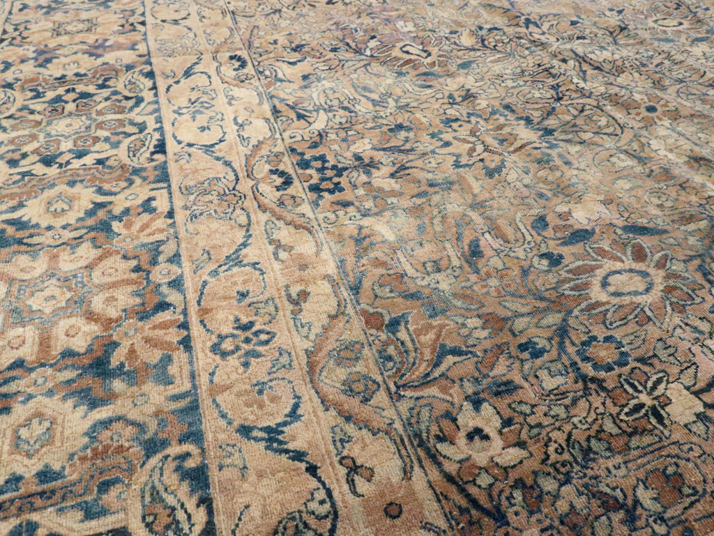 Antique Persian Lavar Kerman Carpet, No.17217 - Staging