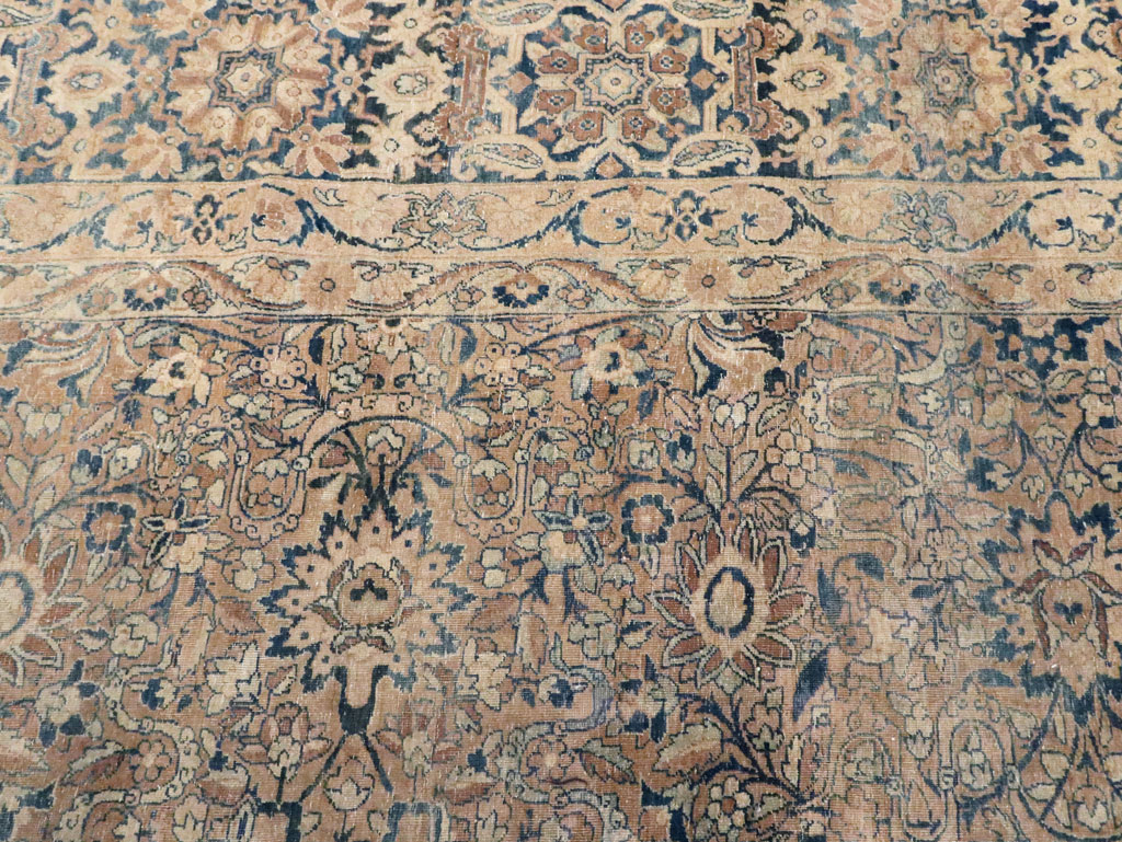 Antique Persian Lavar Kerman Carpet, No.17217 - Staging
