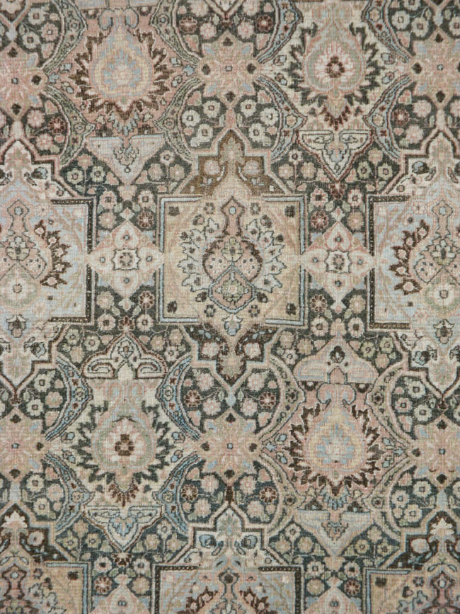 Antique Persian Dorokhsh Carpet, No.17225 - Staging