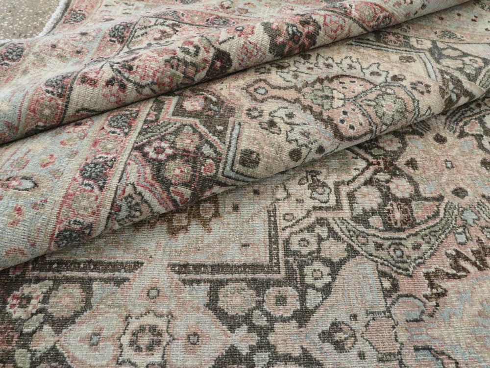 Antique Persian Dorokhsh Carpet, No.17225 - Staging