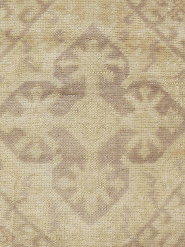 Antique Turkish Oushak Rug, No.17227 - Staging